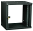 ITK Шкаф LINEA WE 12U 600x450мм дверь стекло черный