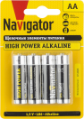 Элемент питания АА NBT-NE-LR6-BP4 (уп.4шт) ALKALINE Navigator 94 753
