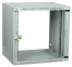 ITK Шкаф LINEA WE 12U 600x650мм дверь стекло серый