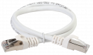 ITK Коммутационный шнур (патч-корд), кат.5Е FTP, 1,5м, белый