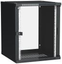 ITK Шкаф LINEA WE 15U 600x650мм дверь стекло черный