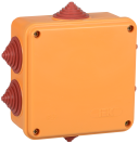 Коробка расп. огн. ПС 100х100х50мм 4P 4мм2 IP55 6 вв. IEK