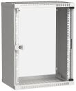ITK Шкаф LINEA WE 15U 550x350мм дверь стекло серый