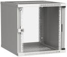 ITK Шкаф LINEA WE 9U 600x650мм дверь стекло серый