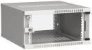 ITK Шкаф LINEA WE 6U 600x650мм дверь стекло серый