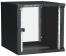 ITK Шкаф LINEA WE 12U 550x350мм дверь стекло черный