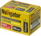 Элемент питания NBT-NРE-LR03-BOX24 Navigator 14059, Ввезен из РФ