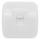 Минск Розетка RJ-45 1-местная, ОП 1А, 120В, белая EKF Basic