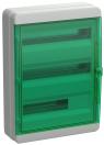 TEKFOR Корпус пласт. КМПн-54 IP65 зелен. прозр. дверь IEK