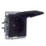 BRITE розетка с з/к/ш с кр. 16А IP44 РСбш10-3-44-БрЧ черн. IEK, BR-R16-16-44-K02, Ввезен из РФ