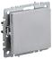 BRITE выключатель 1-кл. прох. 10А ВС10-1-6-БрА алюм. IEK, BR-V12-0-10-K47,  Ввезен из РФ. Код ОКРБ 007-2012: 27.33.11