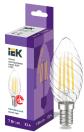 Лампа LED CT35 свеча вит. 7Вт 230В 4000К E14 серия 360° IEK