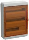 TEKFOR Корпус пласт. КМПн-54 IP65 оранж. прозр. дверь IEK
