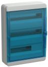TEKFOR Корпус пласт. КМПн-54 IP65 син. прозр. дверь IEK