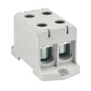 Клемма двойная КСВ 16-95 cерая EKF, plc-kvs2-16-95-grey, Ввезен из РФ