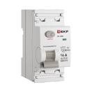 Выключатель дифференциального тока ВД-100N 2P 16А 30мА тип AC эл-мех 6кА PROXIMA EKF, E1026M1630, Ввезен из РФ