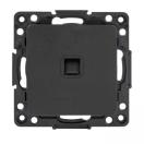 Стокгольм Механизм Розетки Phone 1-местной черный EKF PROxima