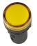 Лампа AD16DS(LED)матрица d16мм желтый 230В AC IEK