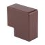 Поворот 90 гр. (40х25) (4 шт) темное дерево EKF-Plast