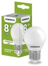 Лампа LED G45 шар 8Вт 230В 4000К E27 GENERICA