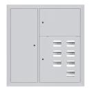 Щит этажный 7 кв. слаботочка слева (1000х950х150) EKF Basic