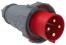 MAGNUM Вилка перенос. ССИ-034 63А-6ч 380В 3P+PE IP67 IEK