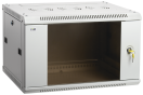 ITK Шкаф LINEA W 6U 600x600 мм дверь стекло, RAL7035