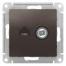 ATN000689 ATLAS РОЗЕТКА двойная ТВ + компьютерная RJ45, кат. 5Е, МОККО,Ввезен из РФ
