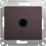 GSL001391 Розетка TV оконечная 1DB (графит) (10шт/уп), Ввезен из РФ