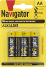 Элемент питания АА NBT-NPE-LR6-BP4 (уп.4шт) ALKALINE Navigator 61463
