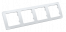 Р404 Рамка четырёхместная, скрытой установки, цвет белый ,Ввезен из РФ