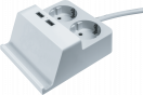 Удлинитель  1,5м  2 роз. NPE-USB03-02-150-E-3X1с/з 2 гн.1.5м USB2.1A