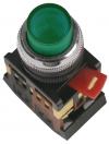 Кнопка ABLFP-22 зеленый d22мм неон/240В 1з+1р, BBT20-ABLFP-K06, ИЭК, Ввезен из РФ